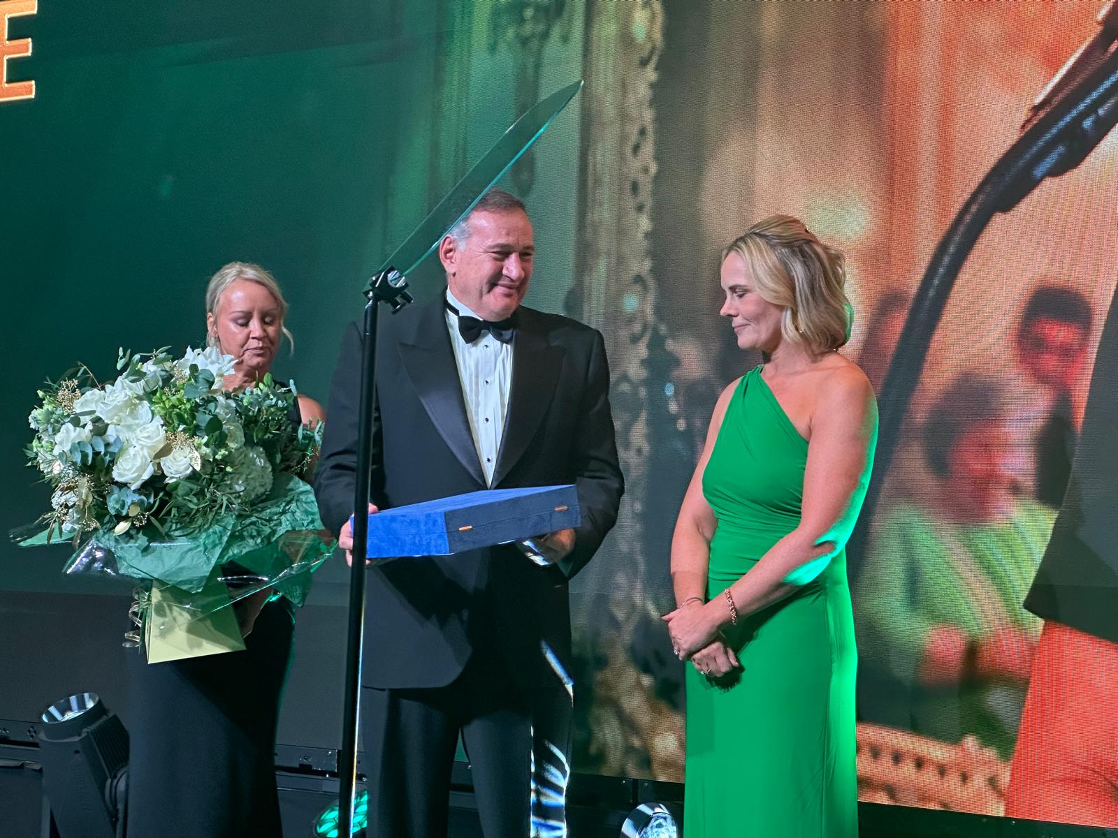 President Capralos congratulates Ireland on 100 years of Olympic history at Centenary Ball