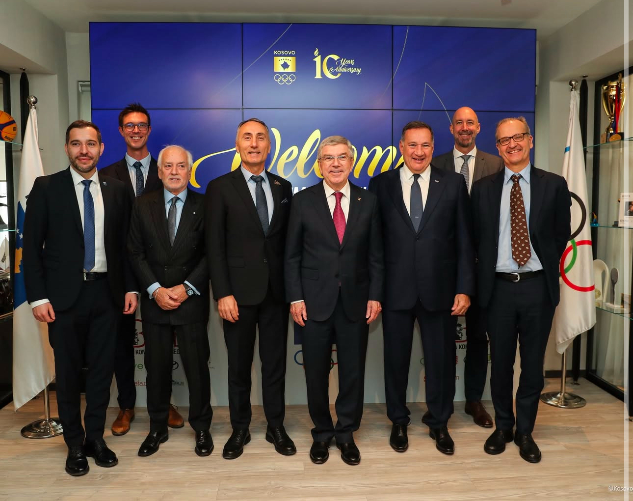 EOC leadership attend Kosovo NOC’s 10th anniversary celebrations